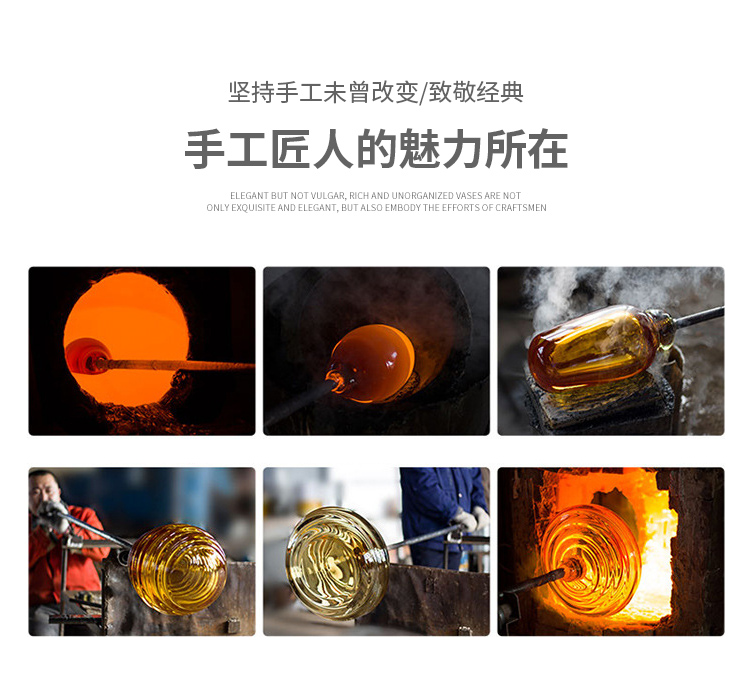 Bình hoa mới tủ trang trí hoa hiện đại ánh sáng sang trọng gia đình thủy tinh chai hoa cô gái phòng hoa nhân tạo - Vase / Bồn hoa & Kệ mẫu chậu cây cảnh đẹp