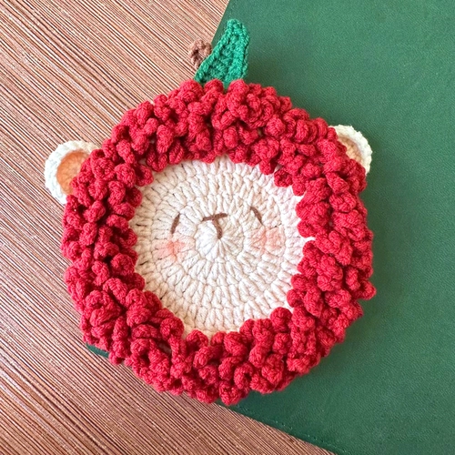 Симпатичные подставки под ягненка, сделанные своими руками из тканого материала, обернутого шерстяной проволокой, вязаные крючком подставки для воды из овец, самодельные изоляционные прокладки ручной работы