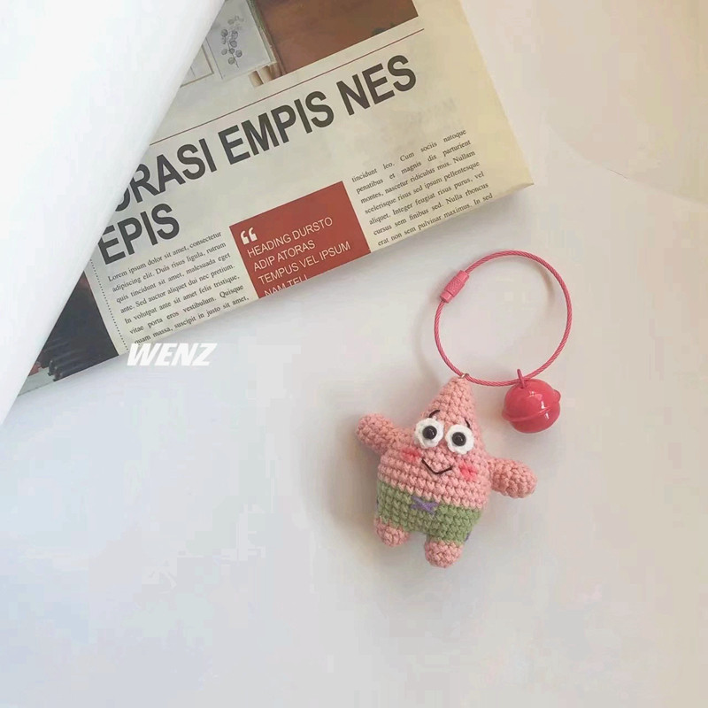 Плетеная кукла, подвеска ручной работы, поролоновый детский брелок, крючок для вязания, набор материалов, DIY 