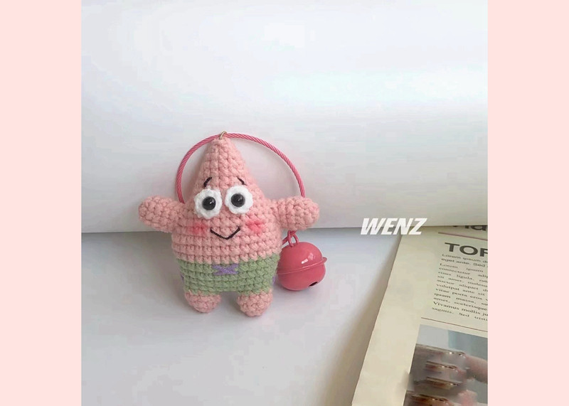 Плетеная кукла, подвеска ручной работы, поролоновый детский брелок, крючок для вязания, набор материалов, DIY 
