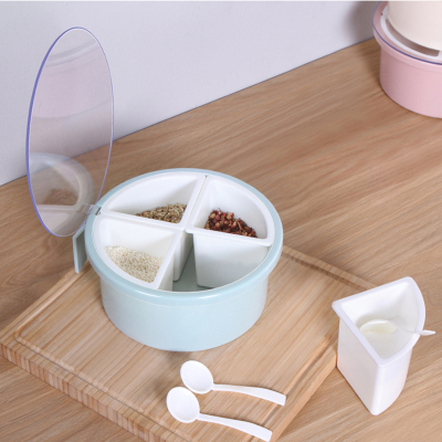 【多美居家】四格一体套装调料盒