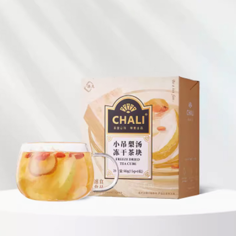 【肖战推荐】CHALI 小吊梨汤桂圆薏米百合雪梨银耳冻干水果茶块