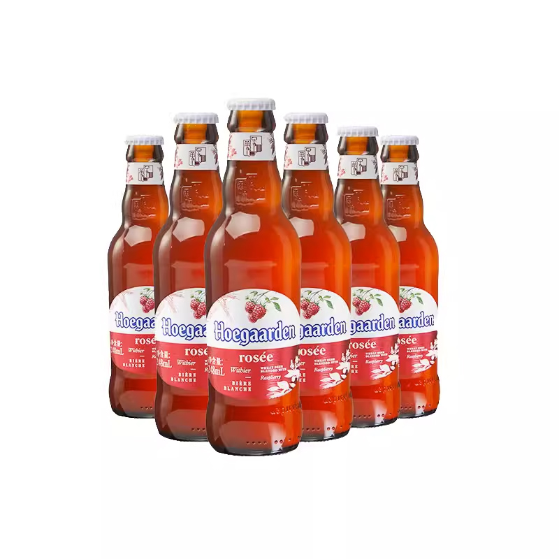 Rosée福佳玫瑰红啤酒精酿果味248ml*6瓶