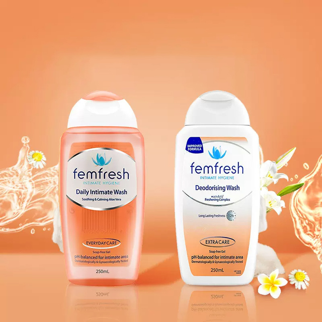 Femfresh 芳芯 日常护理+三倍功效女性私处洗护液（澳洲版本）250ml*2瓶 双重优惠折后￥39包邮包税