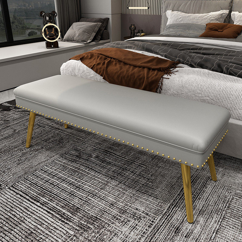 American light lavish changing shoes stool Fashion Strip Sofa stool Home entering door Sitdown Room Bed Tailstool Shoes Shop Bench