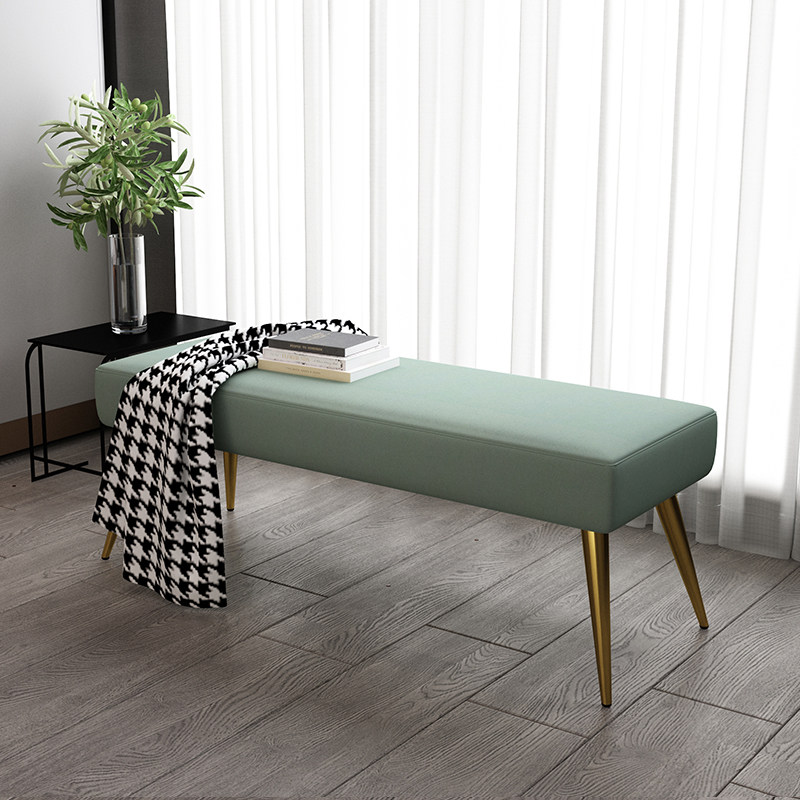 Changing shoe stool new multifunctional sofa stool clothing store fitting room rectangular bed end stool technology cloth bench