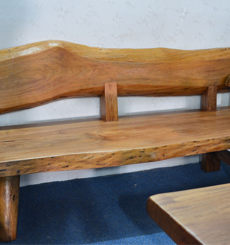 Sofa bàn cà phê gỗ rắn kết hợp sofa gỗ sồi phòng khách ban đầu sinh thái log đồ nội thất nhà máy trực tiếp - Bộ đồ nội thất nội thất phòng khách hiện đại