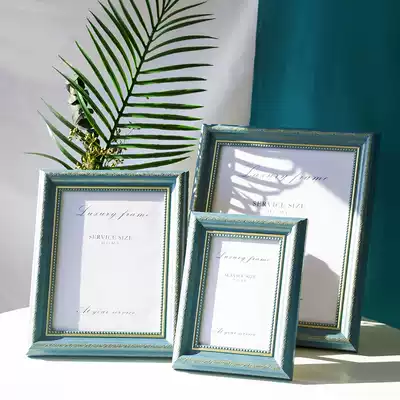 Photo frame set-up American retro creative personality Wall 7 inch 6 10 12 inch A4 children photo frame plus wash photo