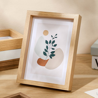 Nordic White Small Photo Frame Display Stand 6 7 8inch A4 Wall-Mounted Three-Dimensional Hollow Couple Photo Gift Album