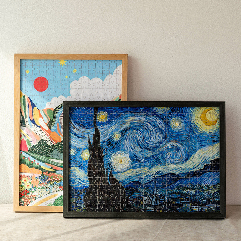 Jigsaw Puzzle Frame 70X50 Framed Picture Frame 500 Pieces Wall-Mounted 1000 Pieces Frame Thousand Pieces 2000 Pieces Size