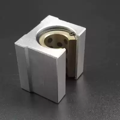 Linear steel bearing graphite dust-proof slider SCS16L SCS30L optical axis guide rail sliding support seat hot sale