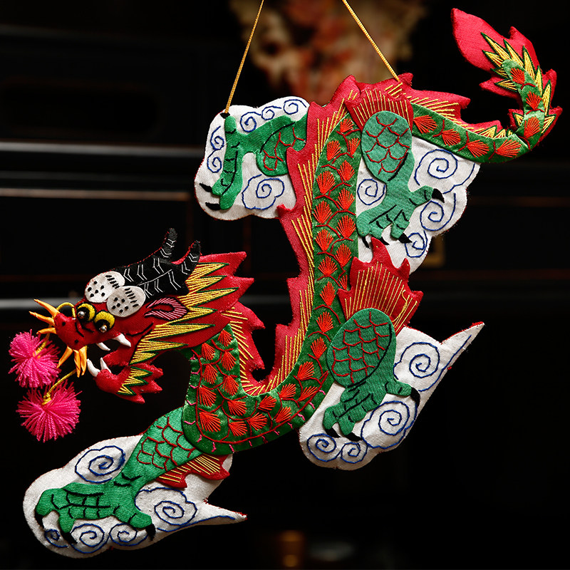 Mid-Autumn Festival Qingyang sachet folk characteristic embroidery handicrafts Chinese wind pendant festival gift personal collection