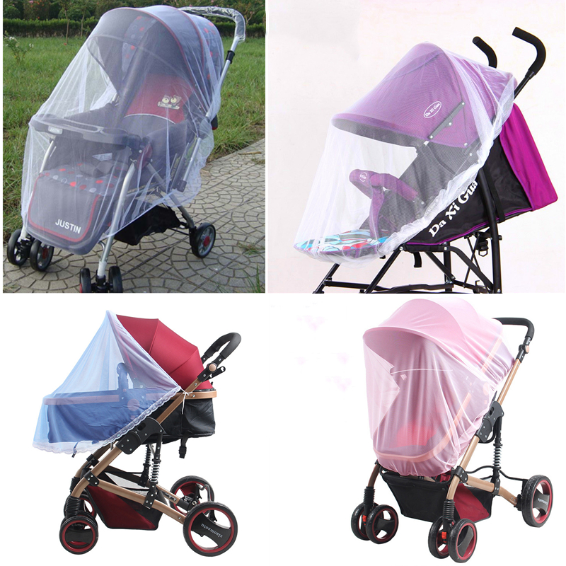 Stroller mosquito net universal full cover high landscape baby trolley cradle umbrella car stroller encrypted mosquito net