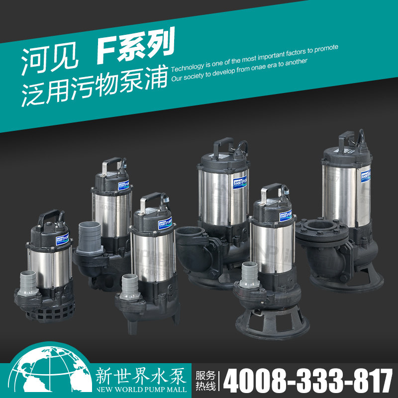 Taiwan River See Water Pump F-21U F-21P Stainless Steel Submersible Pump Basement Sewerage Pump Agricultural Irrigation Pump
