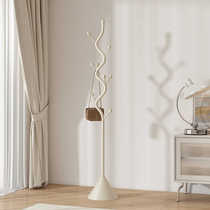 Cream style light luxury clothes hanger floor-standing bedroom clothes hanger storage vertical high-end coat rack home clothes rack