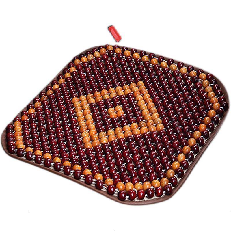 Natural Wild Peach Nuclear Car Cushions Handmade Massage Wellness Wood Bead Seat Cushion Mountain Walnut Hu Monolithic Summer Cool Mat