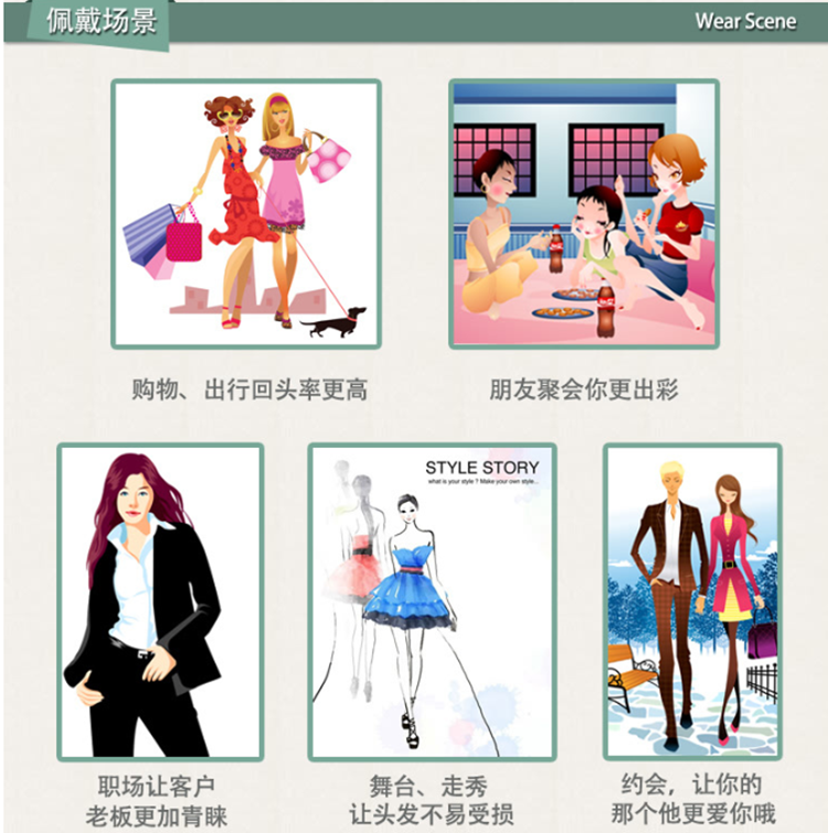 Perruque Long cheveux raides - Ref 2610278 Image 5