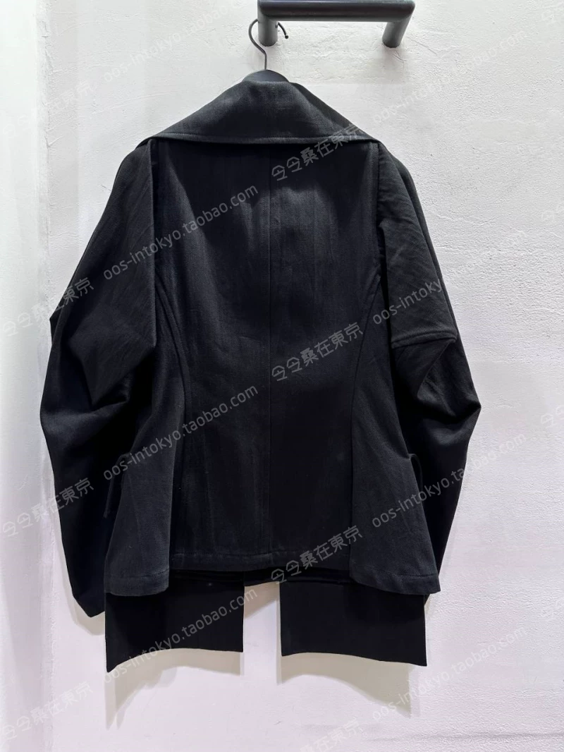 Распродано! смотрите 21-й год, японский закупщик Yohji Yamamoto, жакет на пуговицах с лацканами, широкий рукав, 23AW