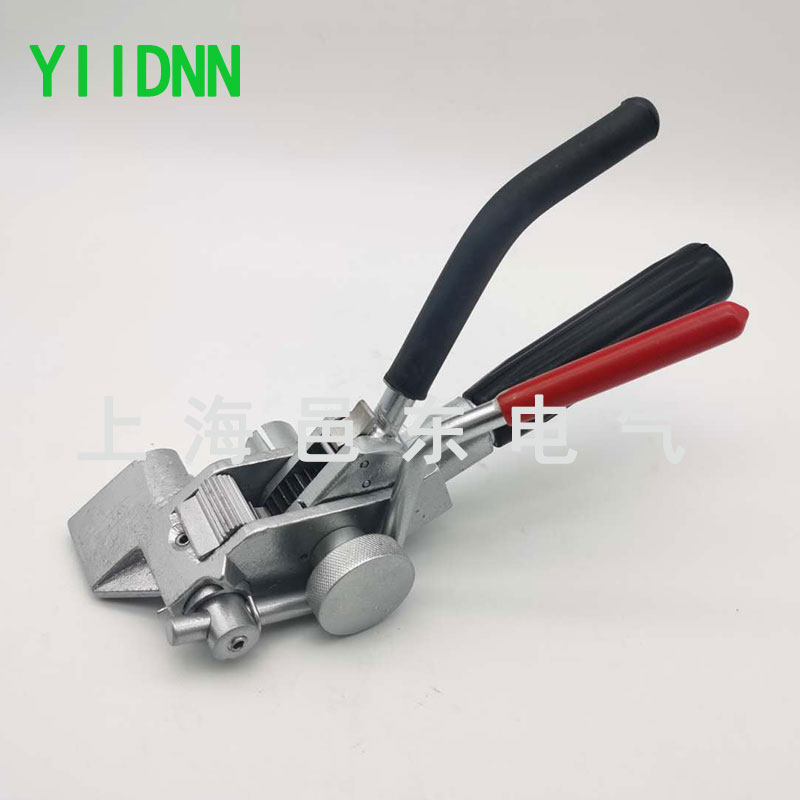 LQA ratchet type stainless steel cable tie tight belt machine Marine cable packing steel belt packing tensioner YDBT002