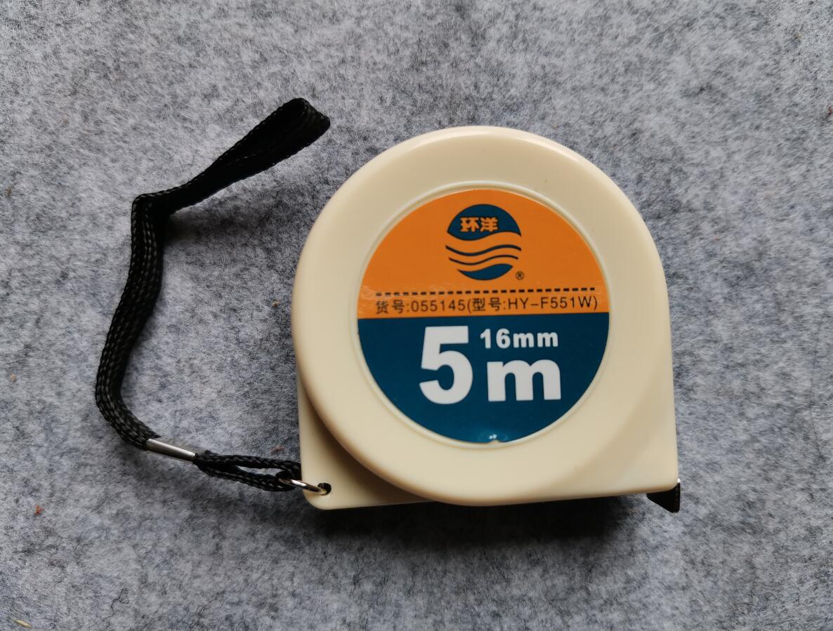 Universal coil ruler without buckle steel coil ruler 5 m times 16mm F551W