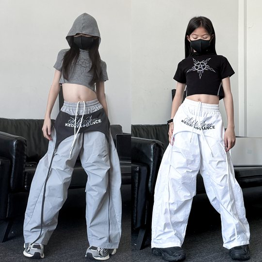 Костюм для джазового танца для девочек, детский костюм для уличных танцев