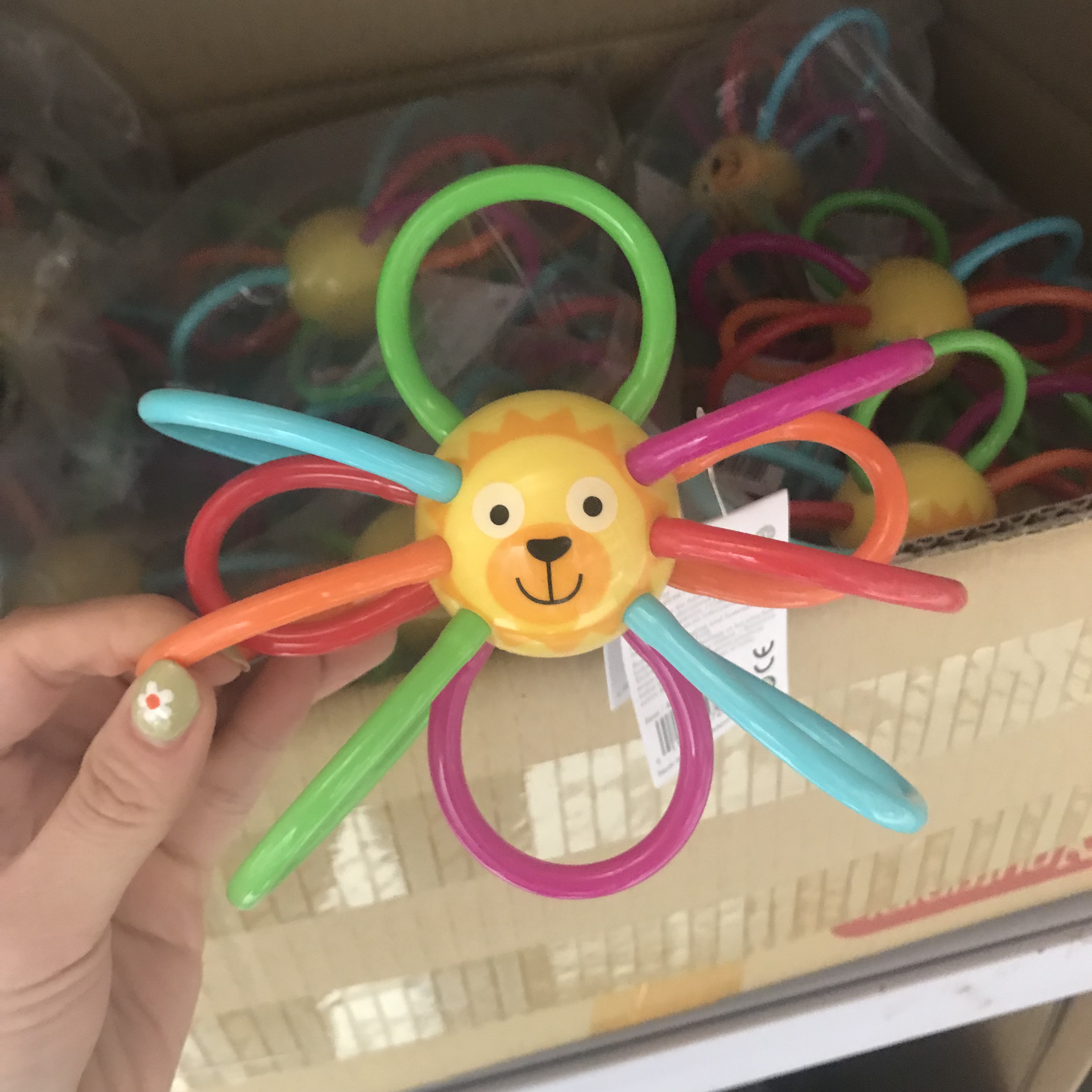 72 5 MANHATTAN BALL SOLID DENSER AMERICAN ORIGINAL FITTED BABY PUZZLE TOY HAND GRIP BALL FOR 0-12 MONTHS BABY