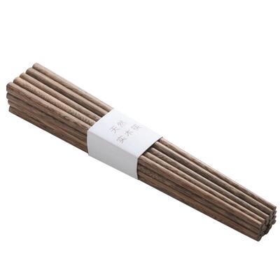 世见耐高温家用高档天然实木筷子