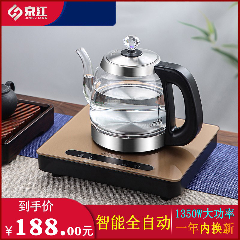 Fully automatic bottom Sheung Shui electric heat burning kettle Home water pumping thermostatic induction cookware Kung Fu tea ware Special tea