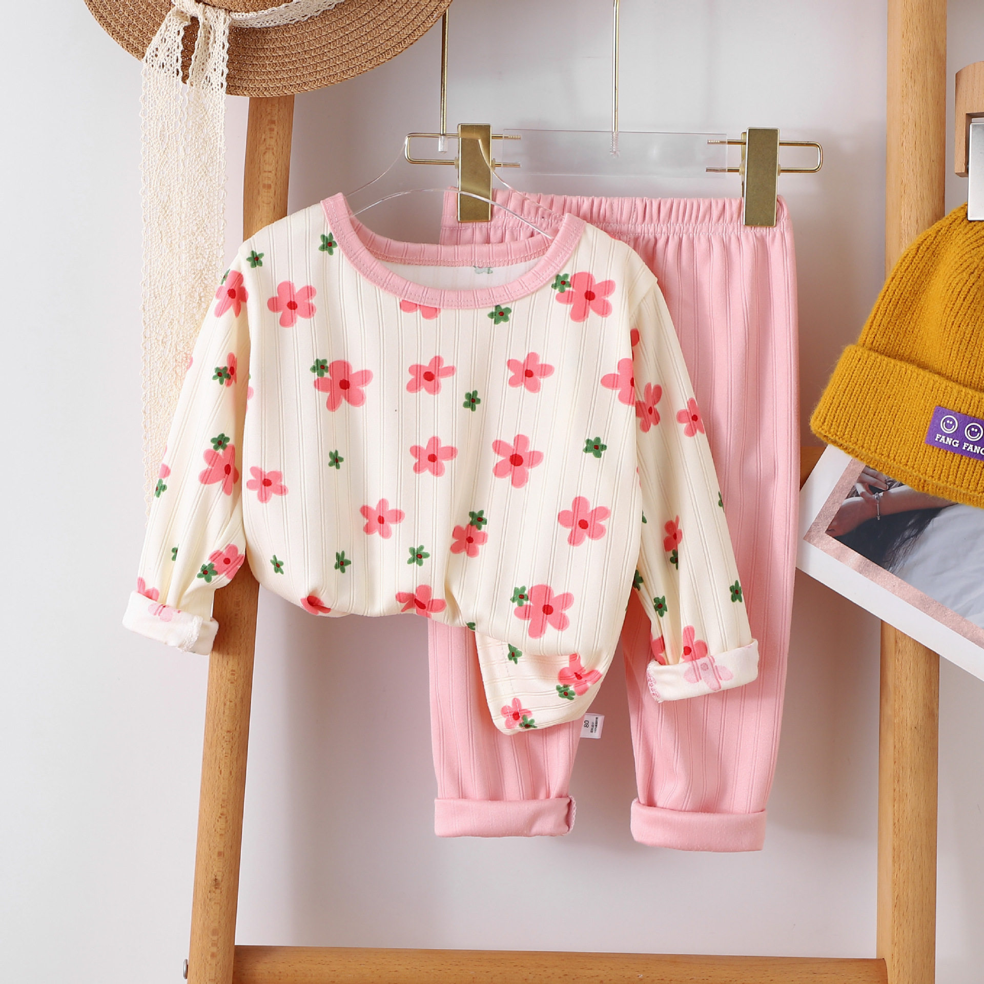 Baby autumn clothes and autumn trousers set spring and autumn new pajamas