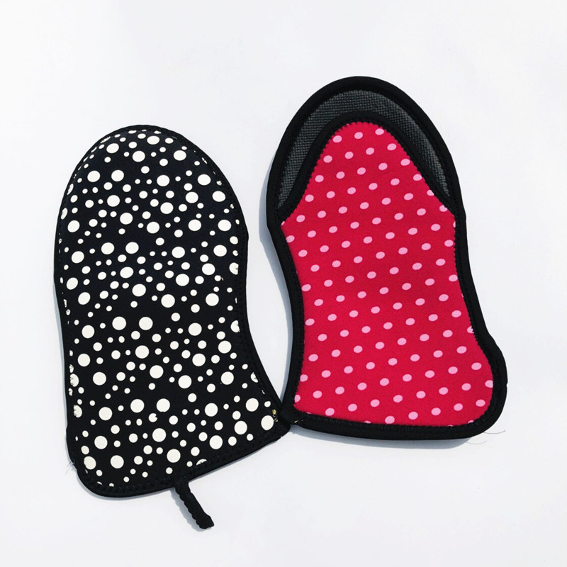 Kitchen Microwave Oven Gloves Home Thickened Neoprene High Temperature Resistant Baking Oven Special Insulation Anti-Burn 8I3