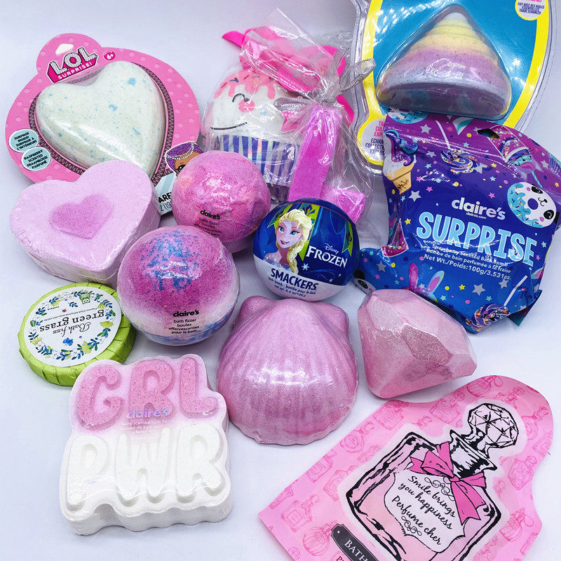 Regularly updated with hand gift Bath Salt set and other essential oil bubble-free bath salt granules European and American brand 8C4