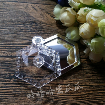 A variety of small mirrors beautiful Chinese style bamboo folding fan 5J2