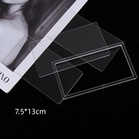 Акриловый, прямоугольный, 7.5×13см