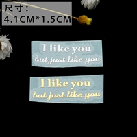 Оранжевая металлическая наклейка-17#золото