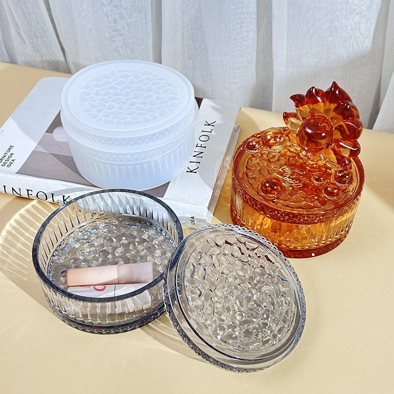 Round Jenga, storage box, mold, DIY, new collection, mirror effect