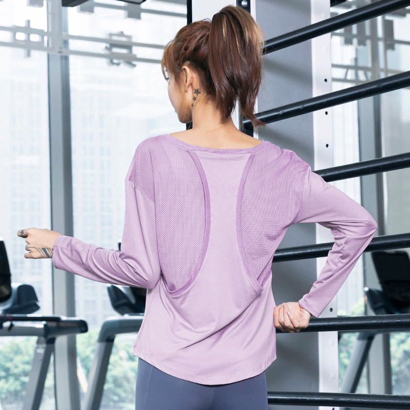 Yoga clothes Summer blouses women Long sleeves elastic loose Lean Fitness Running Hood Cardigan Quick Dry T-shirt Big Size Movement