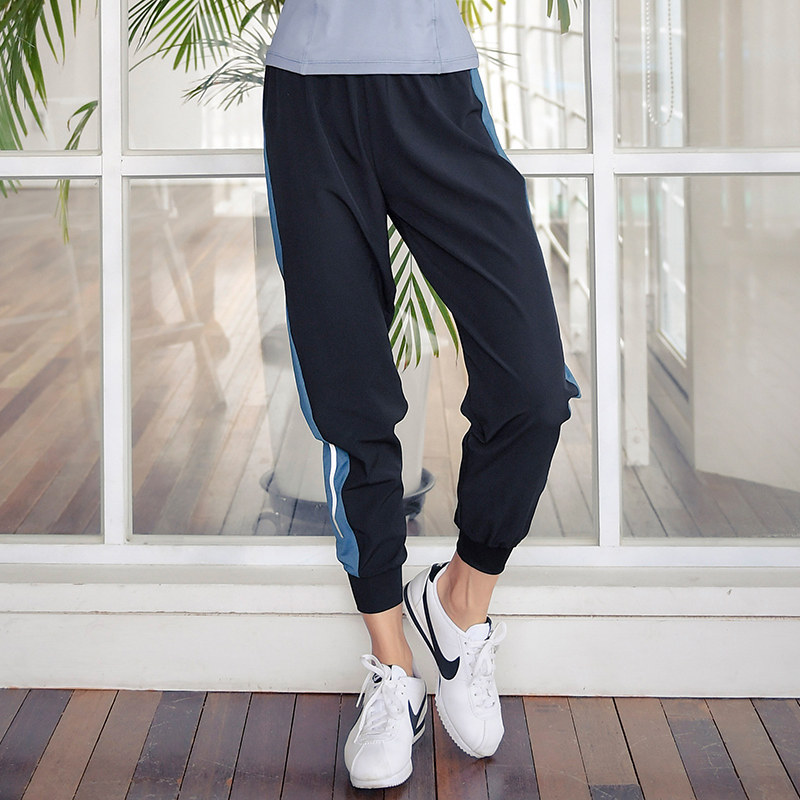 Summer new speed dry breathable loose yoga long pants Lean Casual Bunch Foot Fitness Pants Night Running Exercise Pants