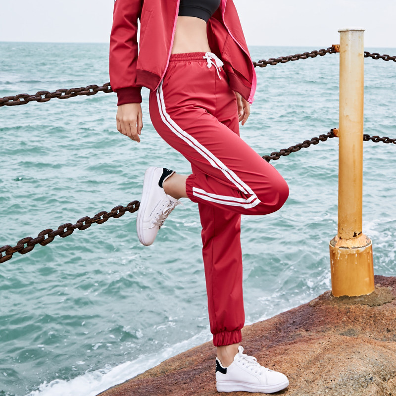 Fashion Yoga suit ladies gym running sports clothes loose Han edition yoga installation beginners summer morning run