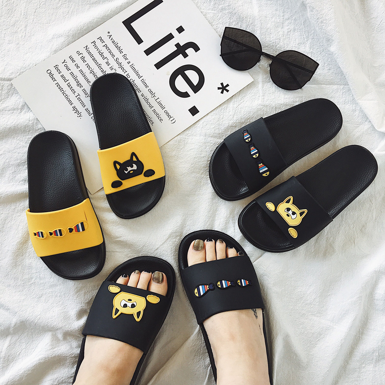 cute korean slippers