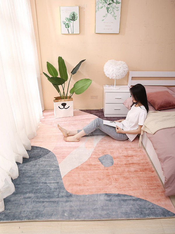 Modern light lavish bedroom carpet bedside blanket Cat Sensation Living Room Tea Table Blanket Home Carpets Large Area Cashmere Feel