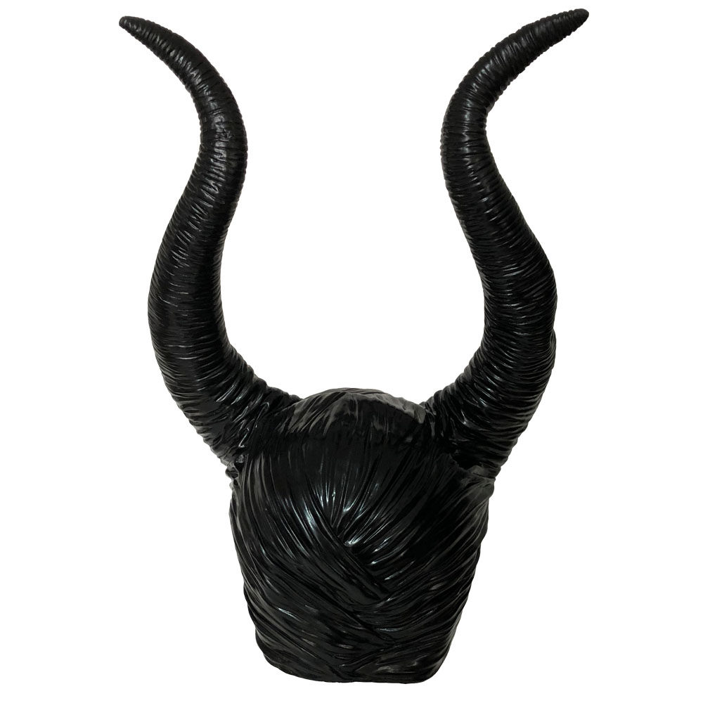 Maleficent Horns Cosplay Mask Headgear Black Queen Geel Heelme Cap Headciece Halloween Masquerarade Parts4
