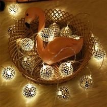 1 5m LED Mirror Ball String Lights Fairy Light Garland