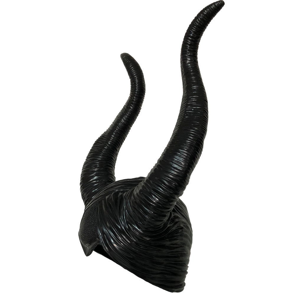 Maleficent Horns Cosplay Mask Headgear Black Queen Helmet Cap Headciece Hampeen Masquerarade Parts333333