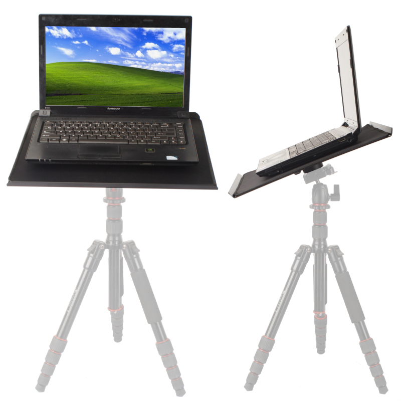 Projector Floor Stand Laptop Stand Aluminum Alloy Tray 3/8 1/4 Light Stand Tripod Universal