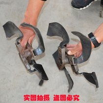 Accessories) Factory direct sales pastoral management machine micro tiller trenching and ridge support machine single-sided soil cultivation knife spot