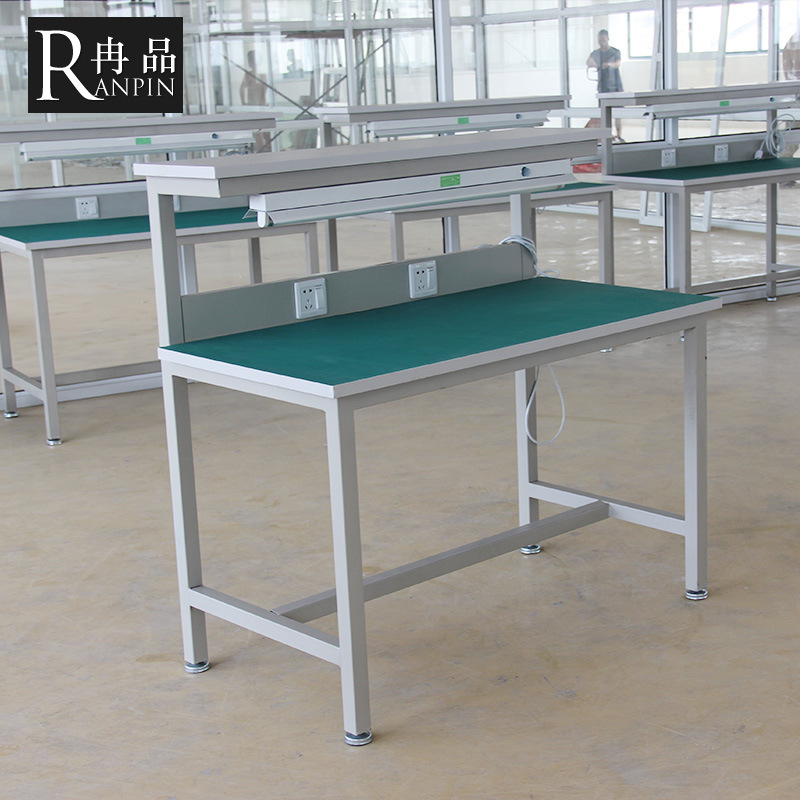 Antistatic workbench factory production line workbench electronic factory working table with lamp custom-made 7awgt8