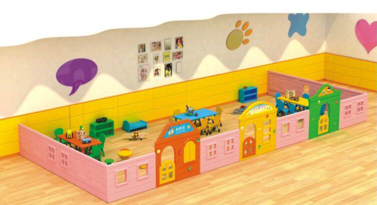New kindergarten doll home area corner life education material area teaching toys simulation plastic plastic house combination