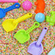 ຫີນສີຂອງເດັກນ້ອຍ sand toy indoor sand replaces cassia baby indoor play beach pool sand colored stones