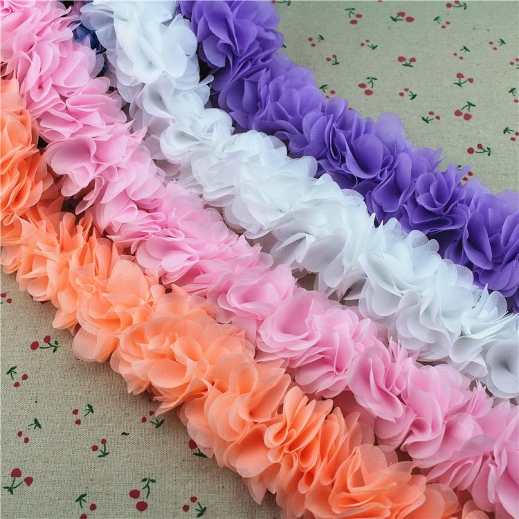 8cm Snowspun Solid Lace Clothing Accessories Diy Head Accessories Accessories Shoes Wear Decoration Flowers Accessories