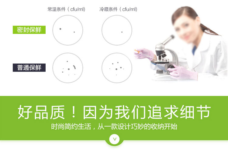 PP bốn mặt khóa hộp lưu trữ hình chữ nhật tủ lạnh thực phẩm hộp kín khách sạn nhà hàng cửa hàng lưu trữ hộ gia đình hộp - Thiết bị sân khấu đèn pha led 500w